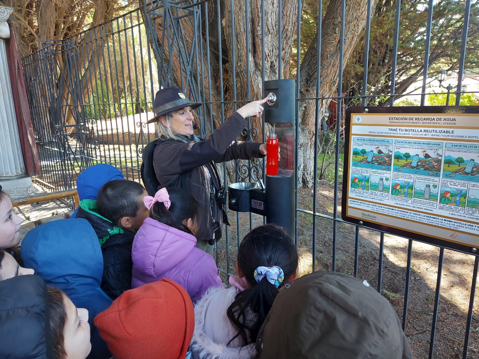 Argentinien, Trinkwasserspender für El Calafate