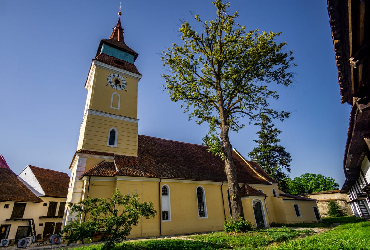 Rumänien, Kirchenburg in Vulcan