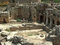 Griechenland Korinth Pananya Ausgrabung
