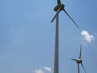 Windkraftanlage in Indien