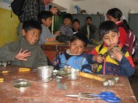 Peru Kleine Menschen in Cuzco
